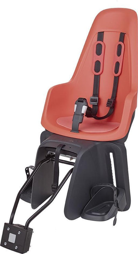 Mocowanie do ramy Bobike one maxi ff - groźny flaming - fotelik rowerowy - fotelik dziecięcy - siedzenie tylne - fotelik rowerowy - do montażu na rurze podsiodłowej roweru lub roweru elektrycznego