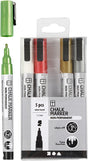 Creativ Company Krijt Markers Metallic Colours, 5st.