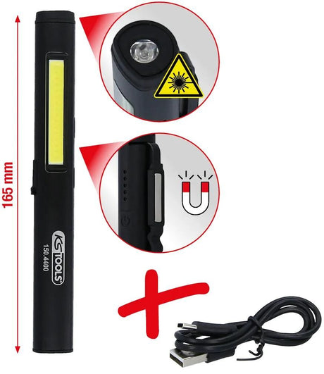 Ks Tools Lampa długopisowa Lampa inspekcyjna z paskiem kolbowym LED