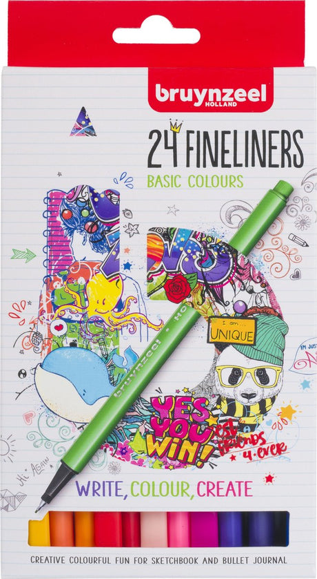 Bruynzeel Fineliners, 24.