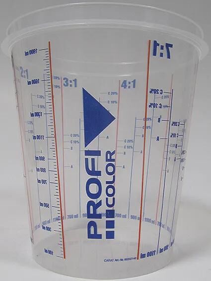 Profi akcesoria do farb kolorowych kubek do mieszania 2300ml