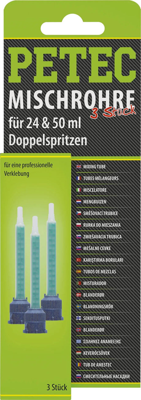 Mikser statyczny Petec statikmischer 24, 50 ml, podwójny wózek. 3er sb