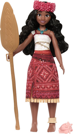 Lalka Disney Princess Moana 2 z musicalem, różowa