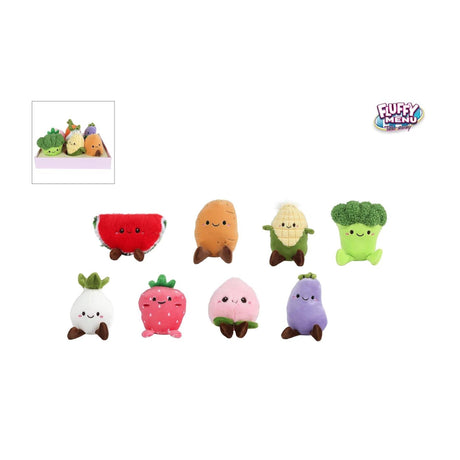Puszyste menu pluszowe warzywne lub owocowe 9ass 12-14cm