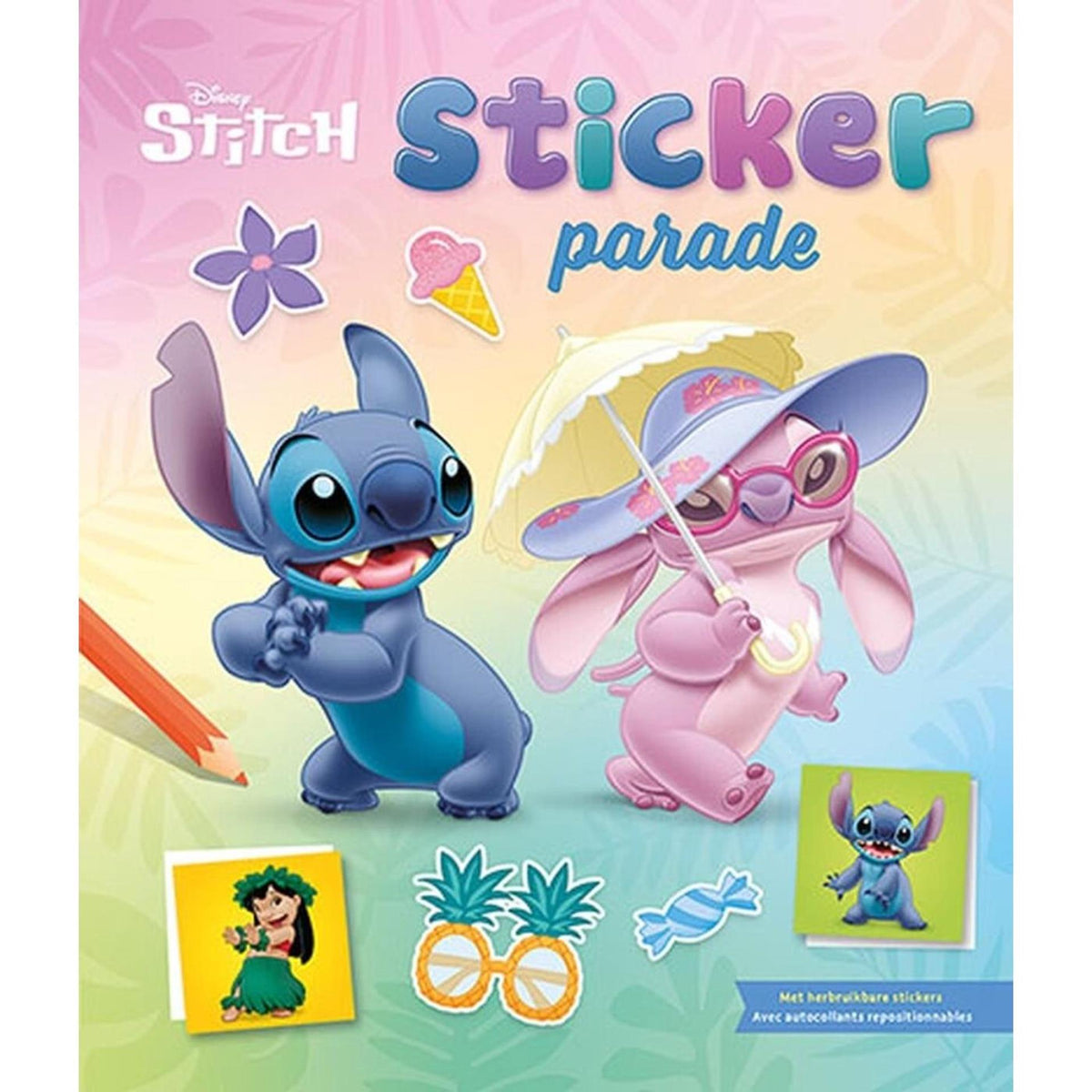 Parada książek z naklejkami Deltas Disney Stitch