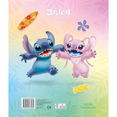 Parada książek z naklejkami Deltas Disney Stitch