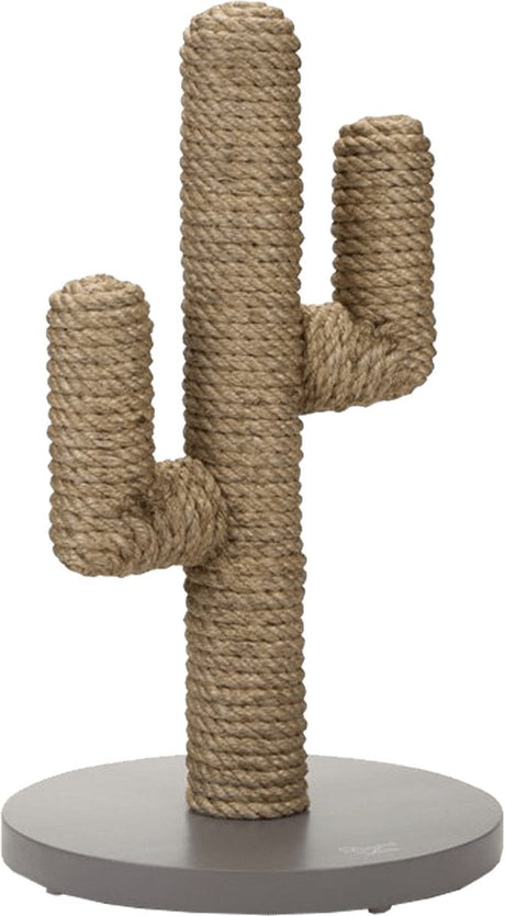 Zaprojektowany przez lotte Cactus drapak dla kotów - drewniany słupek - 3 słupki - taupe - 35x35x60 cm