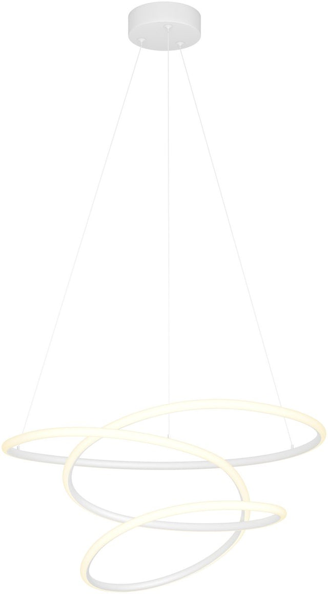 Eglo racale hanglamp - ø 58 cm - wit - instelbaar wit licht (warm, neutraal en daglicht)