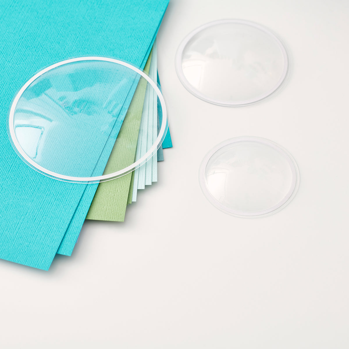 Sizzix • Kopułki shakera okrągłe 5,1cm 8 sztuk