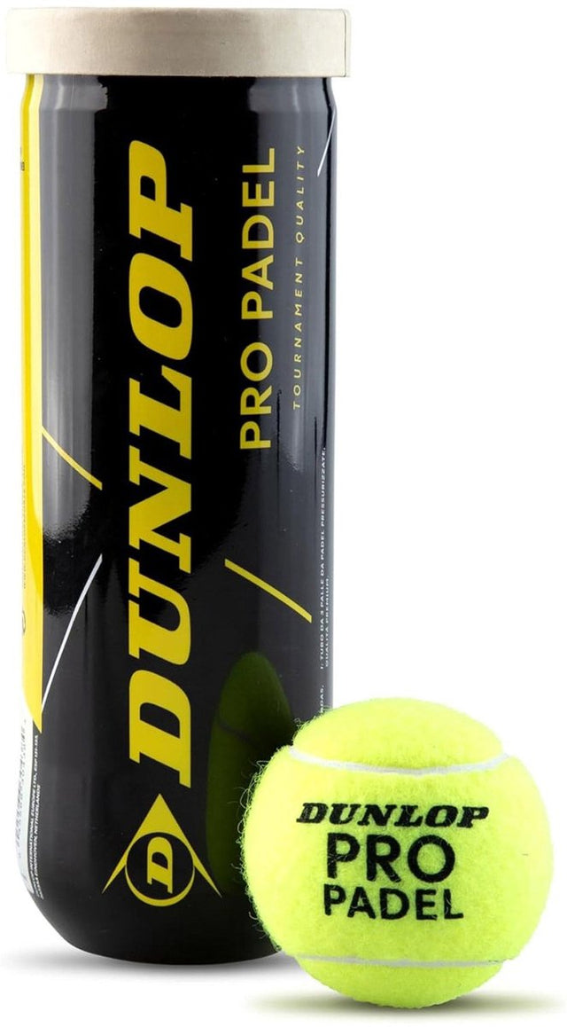 Dunlop - pro padel 3pet - unisex piłki do padla - żółte