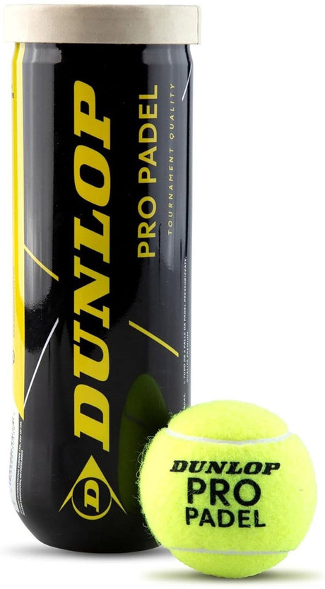 Dunlop - pro padel 3pet - unisex piłki do padla - żółte
