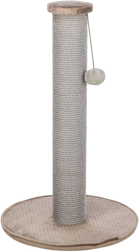 Drapak Trixie taupe - opakowanie jutowe, model kompaktowy 38x38x64 cm - pokrycie pluszowe