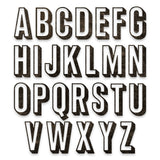 Sizzix • Tim Holtz Thinlits zestaw wykrojników alfanumerycznych do cieni górnych 26szt