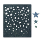 Sizzix • Tim Holtz Thinlits zestaw wykrojników Spadające gwiazdy 4szt