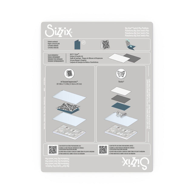 Sizzix • duży przełącznik plus standardowa platforma