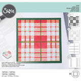 Sizzix • Szablony warstwowe tartan 4 sztuki