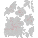 Sizzix • Tim Holtz Thinlits Zestaw wykrojników Brushstroke Flowers #2 8szt