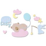 Sizzix • Zestaw cienkich matryc Witaj, kochanie