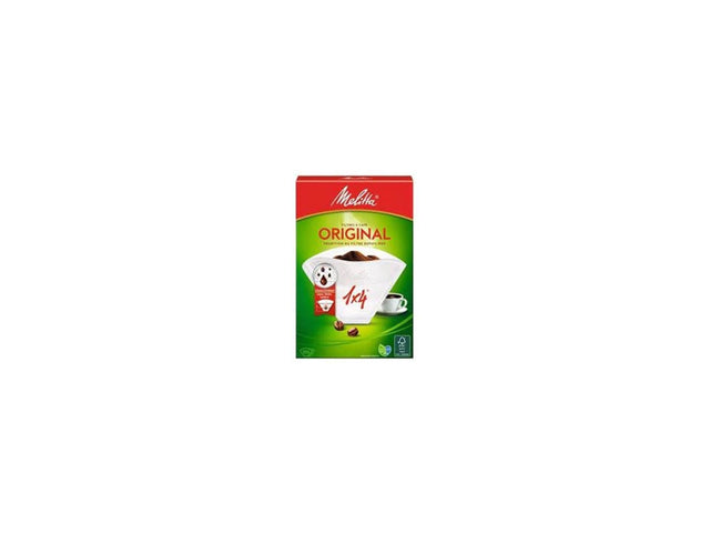 Filtry do kawy Melitta 1x4 białe opakowanie 80 sztuk
