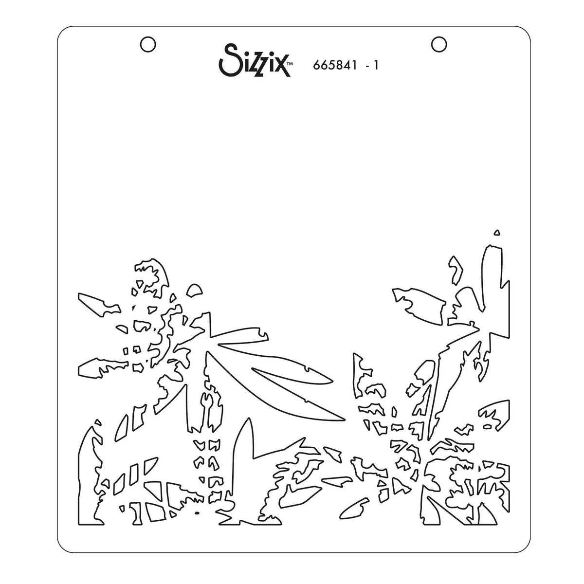 Sizzix • Szablony warstwowe Polne kwiaty warstwowe 4 sztuki