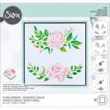 Sizzix • szablony warstwowe z kwiatowymi granicami