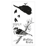 Sizzix • Stemple warstwowe bezbarwne Summer Bird 4 sztuki