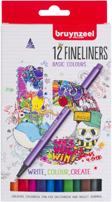 Cienkopisy Bruynzeel, 12 szt.