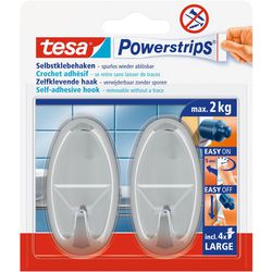 Zdejmowany haczyk tesa powerstrip 58050 chrom