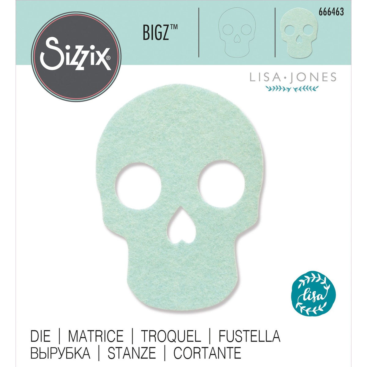 Sizzix • wielka ta czaszka