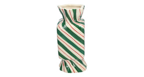 Vase candy 9x9x20 green