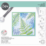 Sizzix • wzornik warstwowy paproć 4szt