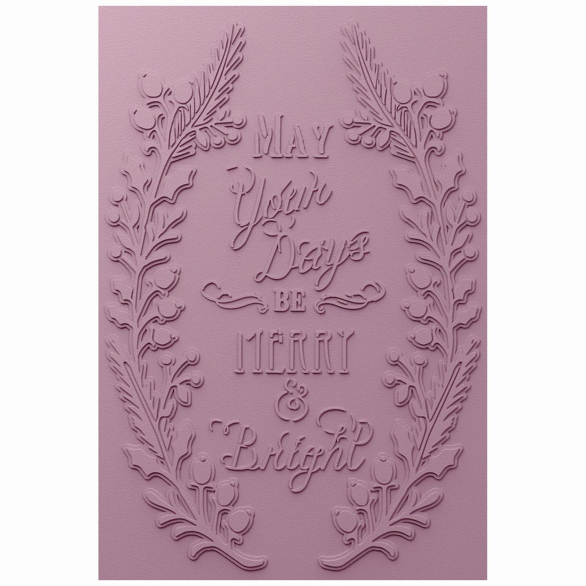 Sizzix • Tłoczenie z teksturą 3D, folder Merry Bright