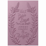Sizzix • Tłoczenie z teksturą 3D, folder Merry Bright