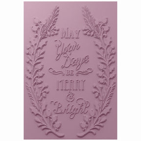 Sizzix • Tłoczenie z teksturą 3D, folder Merry Bright