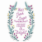 Sizzix • Tłoczenie z teksturą 3D, folder Merry Bright