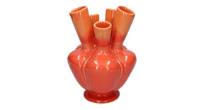 Vase talia d15.5xh21cm orange cherry