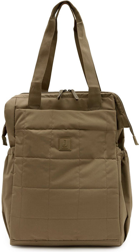 Jollein wickeltasche rucksack quilted quinn - bronze