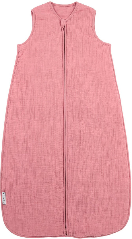 Śpiworek dziecięcy Meyco baby uni z wyściółką - wstępnie wyprany hydrofilowy - różowy - 60cm - 2,0 tog