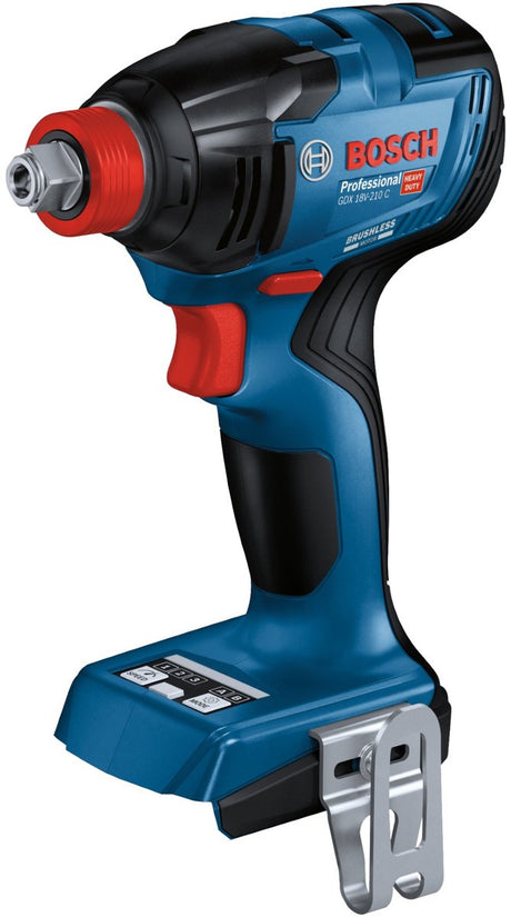 Akumulatorowy klucz udarowy Bosch professional gdx 18v-210 c 2 w 1 210nm 18v korpus podstawowy - 06019j0200