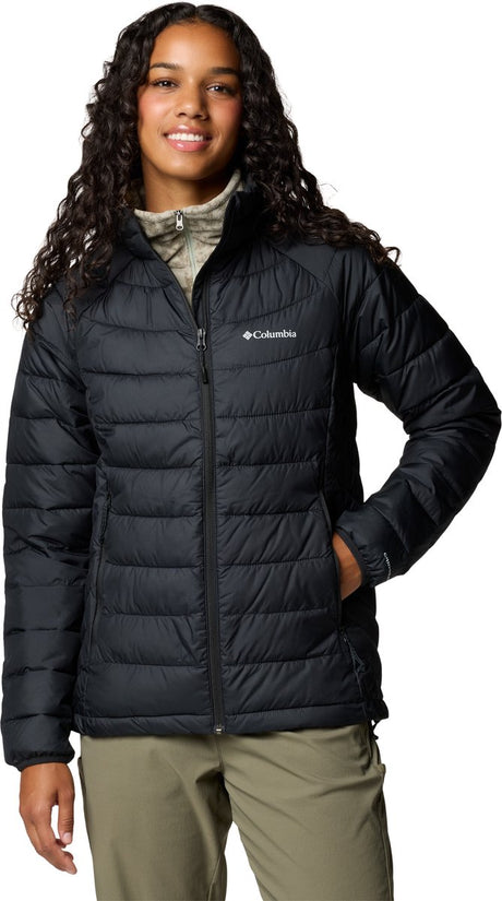 Columbia powder lite™ ii full zip jacket dames outdoorjas - black xl