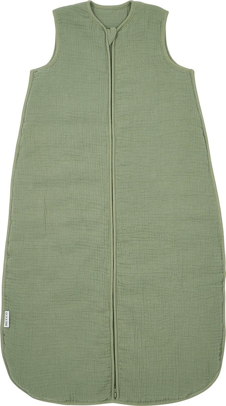 Śpiwór dziecięcy Meyco baby uni z wyściółką - wstępnie wyprany hydrofilowy - oliwkowy - 70cm - 2,0 tog