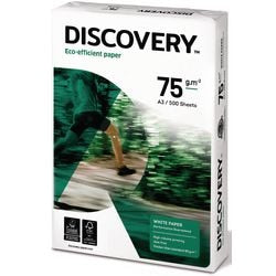 Papier kserokopiarski Discovery a3 75 g m² gładki biały 500 arkuszy