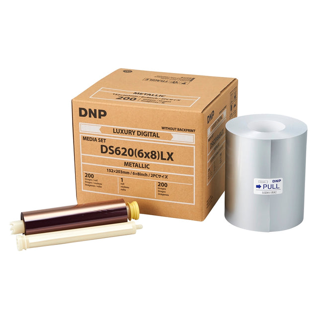 Papier DNP metaliczny 1 rolka 200 szt. 15x20 dla ds620