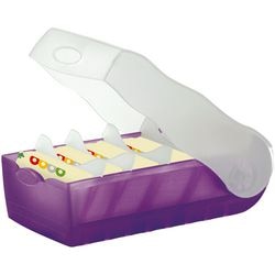 Kartoteka han a8 plastikowa fioletowa