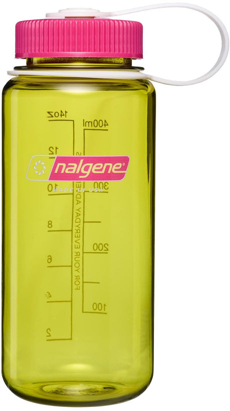 Nalgene - butelka z szeroką szyjką - butelka do picia - butelka na wodę - 500ml - cykoria w kolorze fuksji - podtrzymaj nowość!