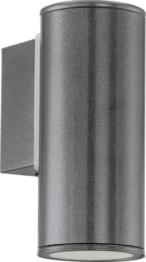 Eglo riga wandlamp buiten - gu10 - 16,5 cm - antraciet