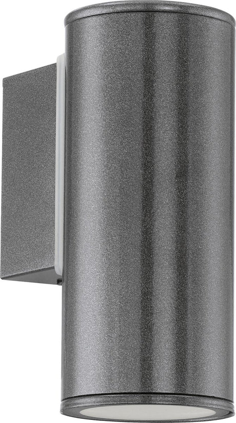 Eglo riga wandlamp buiten - gu10 - 16,5 cm - antraciet