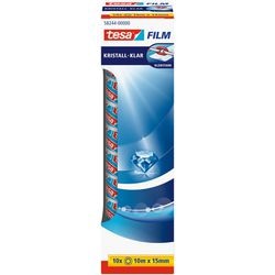 Taśma tesafilm krystalicznie przezroczysta 15 mm x 10 m 10 rolek