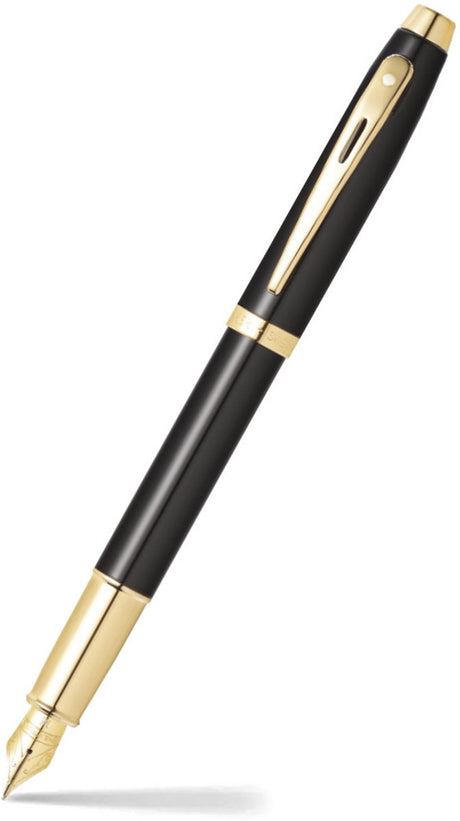 Pióro wieczne Sheaffer - 100 e9322 - m - błyszczący czarny odcień złota - sf-e0932253