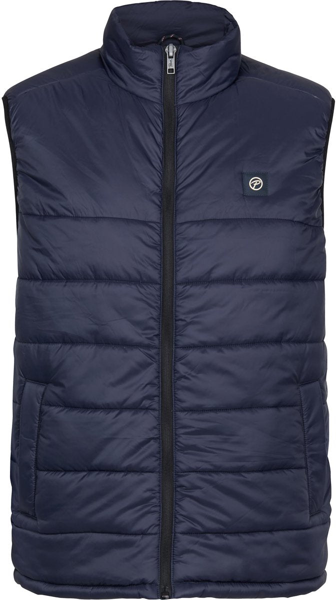 Petrol industries - heren gewatteerde bodywarmer dawson - blauw - maat m